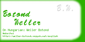 botond weller business card